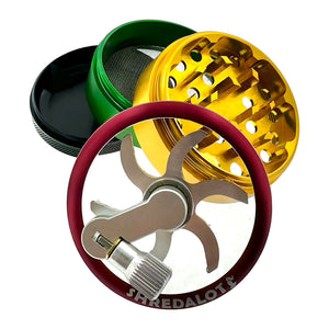 Sir Shredalot Crank top 4 part Grinder (ONLINE ONLY)