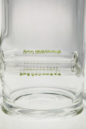 TAG - 12" Bent Neck Triple Super Slit Multiplying Inline Diffuser 65x5MM (18MM Female)(ONLINE ONLY)