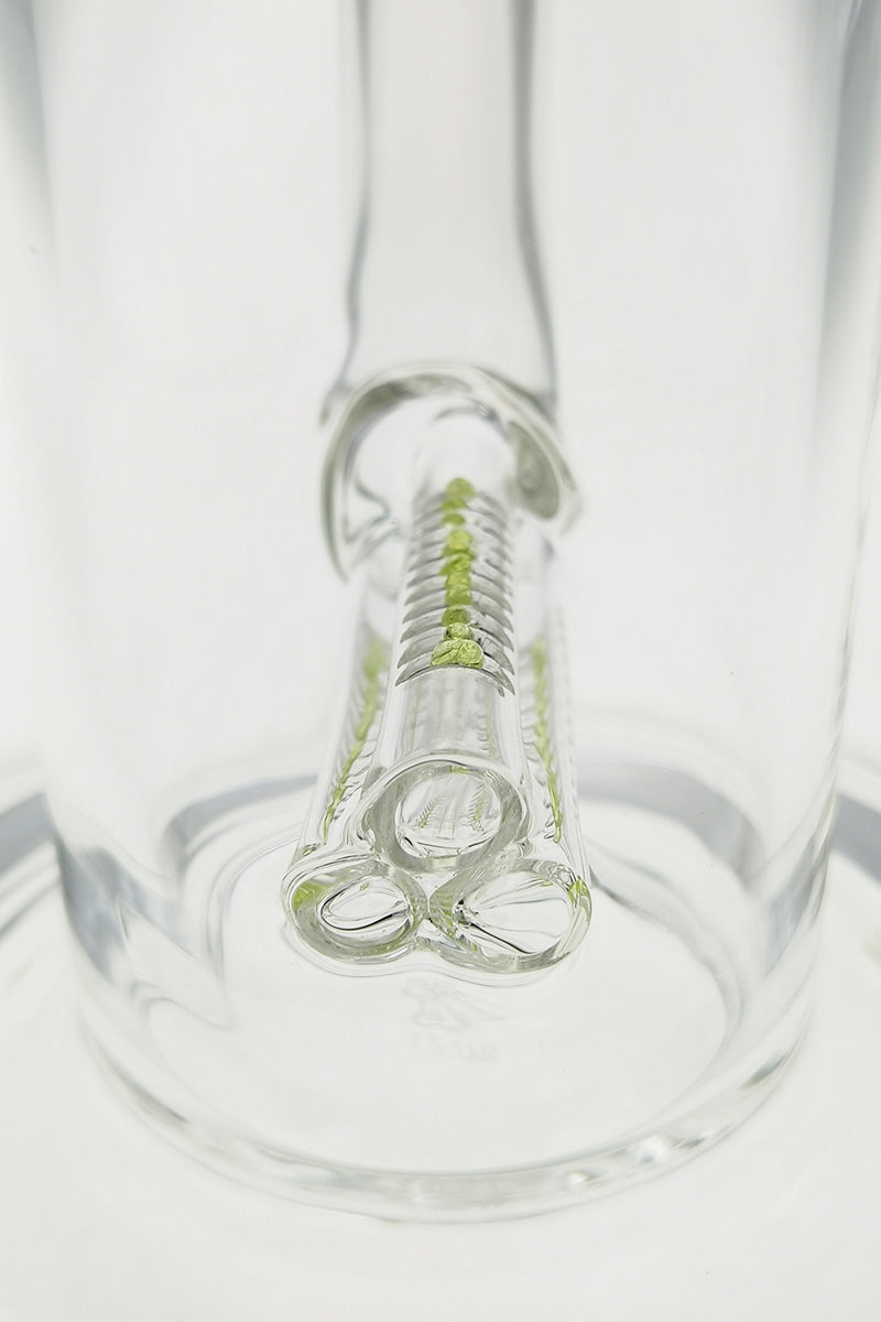 TAG - 12" Bent Neck Triple Super Slit Multiplying Inline Diffuser 65x5MM (18MM Female)(ONLINE ONLY)