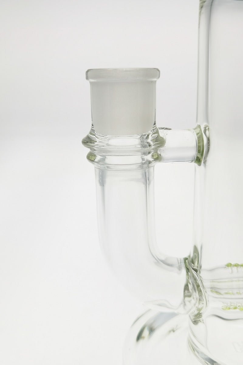 TAG - 12" Bent Neck Triple Super Slit Multiplying Inline Diffuser 65x5MM (18MM Female)(ONLINE ONLY)