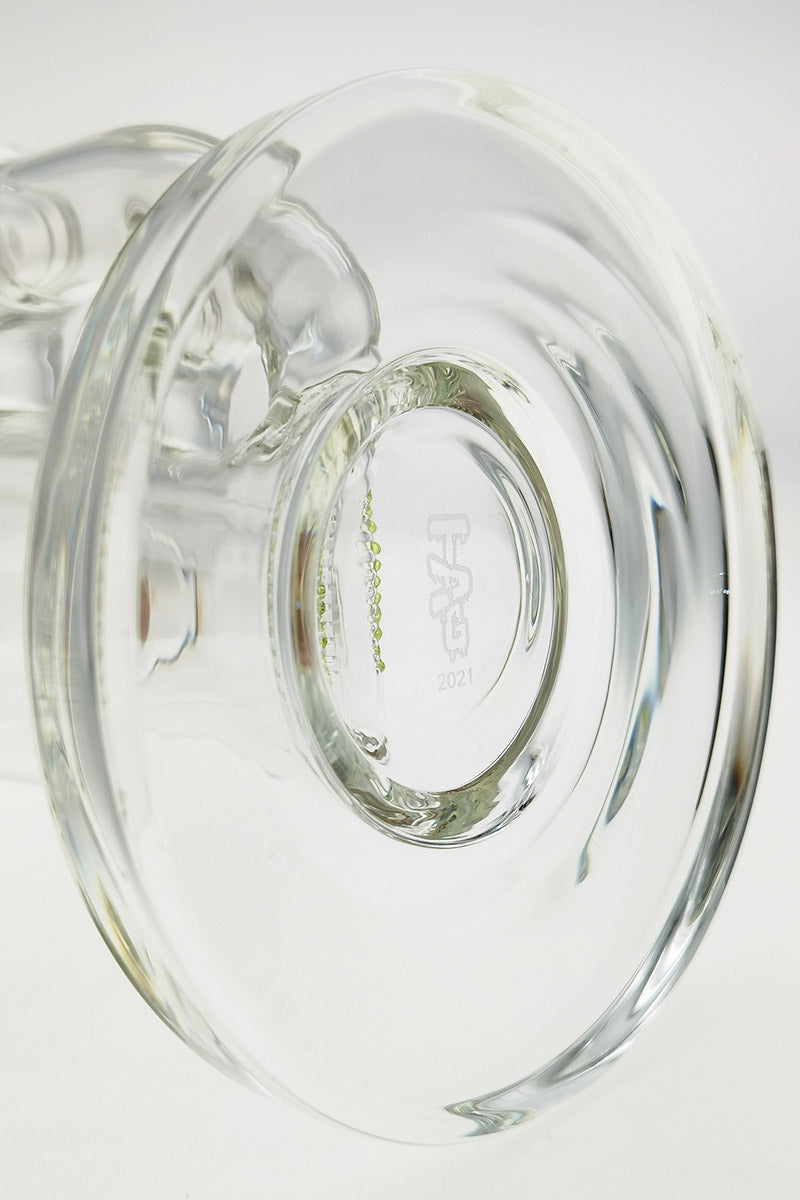 TAG - 12" Bent Neck Triple Super Slit Multiplying Inline Diffuser 65x5MM (18MM Female)(ONLINE ONLY)