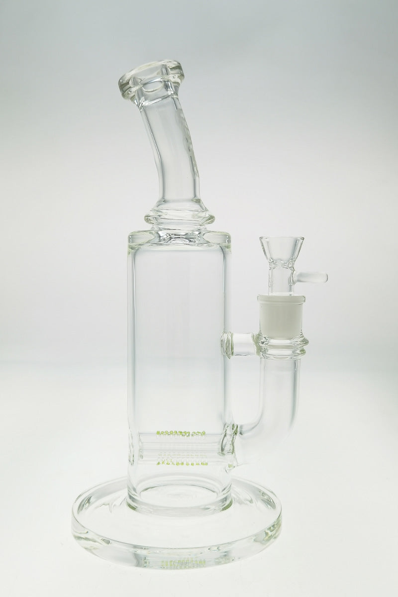 TAG - 12" Bent Neck Triple Super Slit Multiplying Inline Diffuser 65x5MM (18MM Female)(ONLINE ONLY)