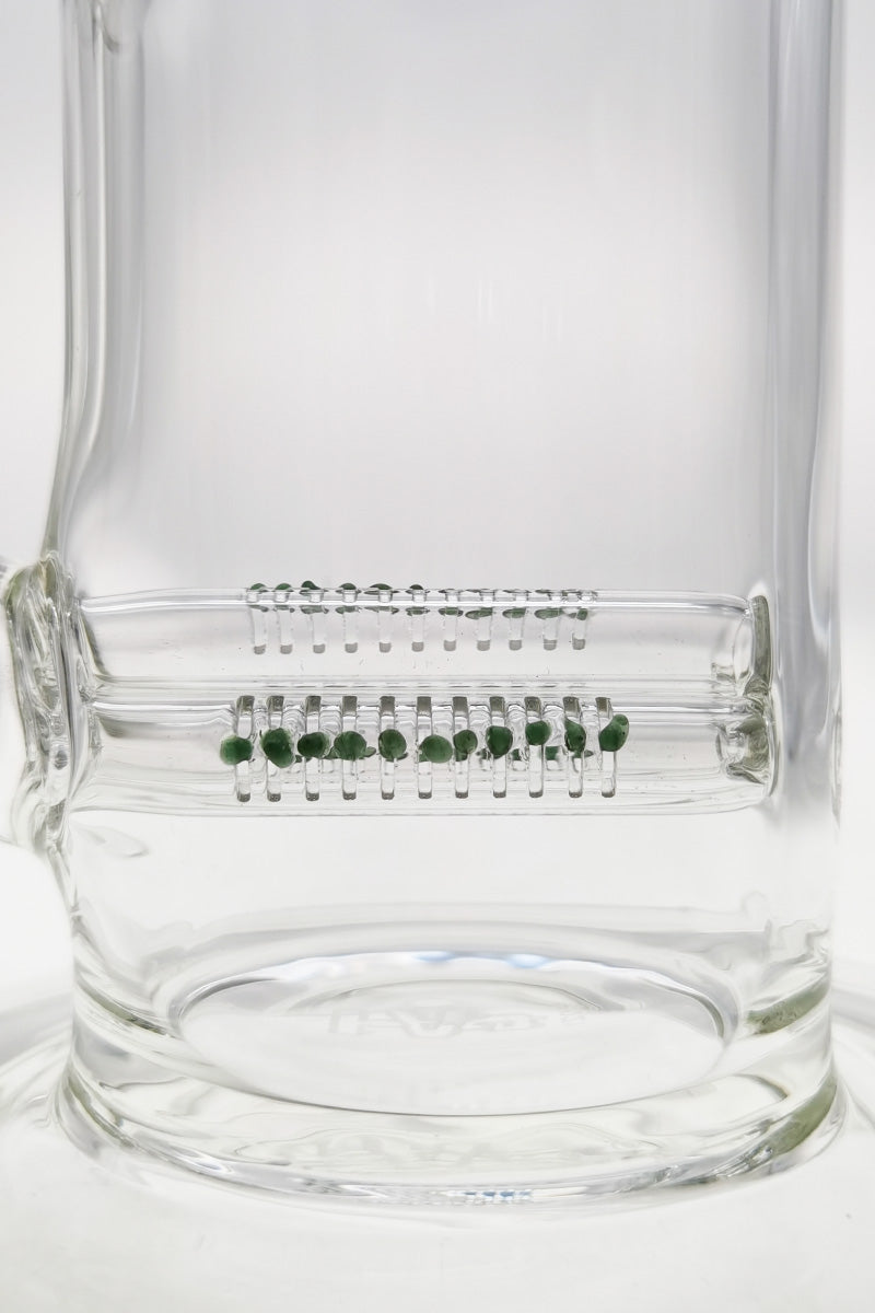 TAG - 12" Bent Neck Triple Super Slit Multiplying Inline Diffuser 65x5MM (18MM Female)(ONLINE ONLY)