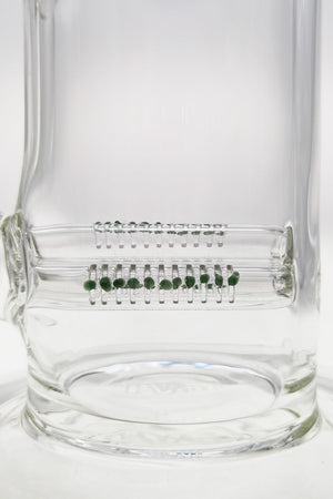 TAG - 12" Bent Neck Triple Super Slit Multiplying Inline Diffuser 65x5MM (18MM Female)(ONLINE ONLY)