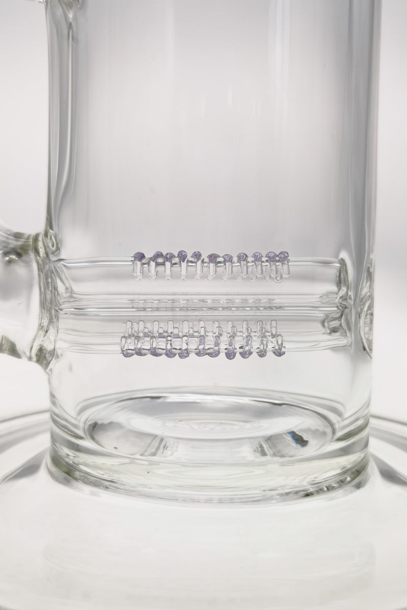 TAG - 12" Bent Neck Triple Super Slit Multiplying Inline Diffuser 65x5MM (18MM Female)(ONLINE ONLY)