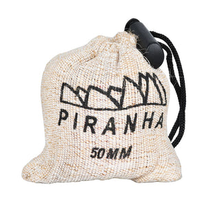 6CT BOX - Piranha Grind-and-Store Aluminum Grinder - 3pc / 2" / Black (ONLINE ONLY)