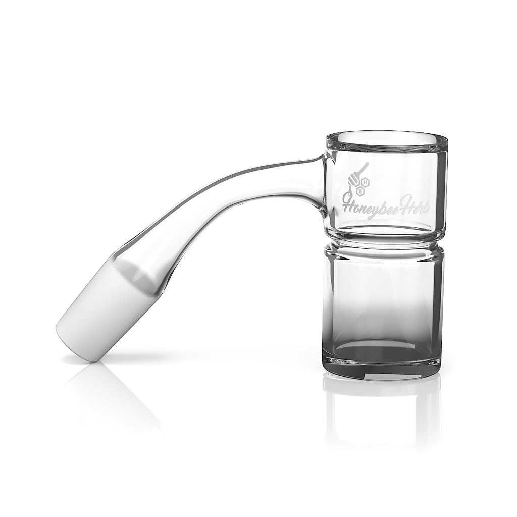 HONEY BEVEL SPLASH BUCKET QUARTZ BANGER - 45° DEGREE | BL (ONLINE ONLY)