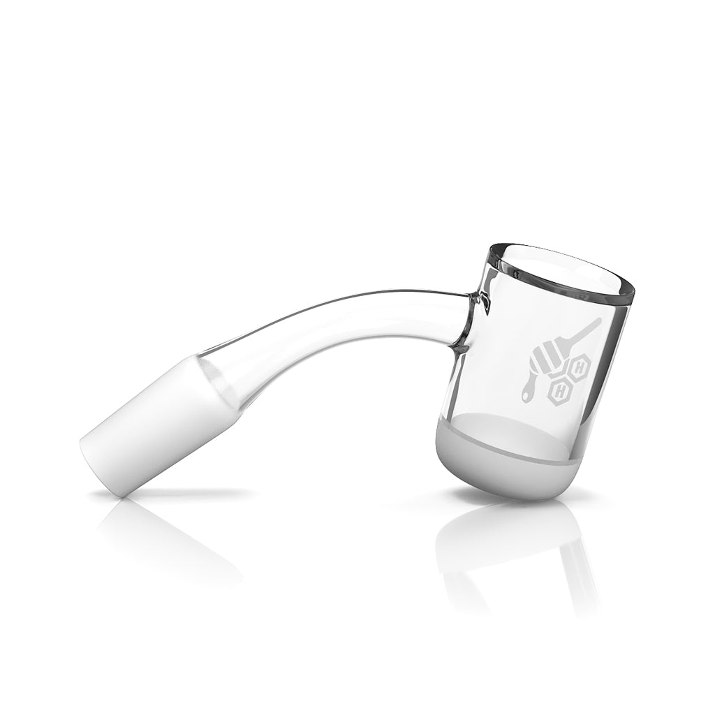 HONEY & MILK BEVEL BOWL QUARTZ BANGER - 45° DEGREE | YL (ONLINE ONLY)