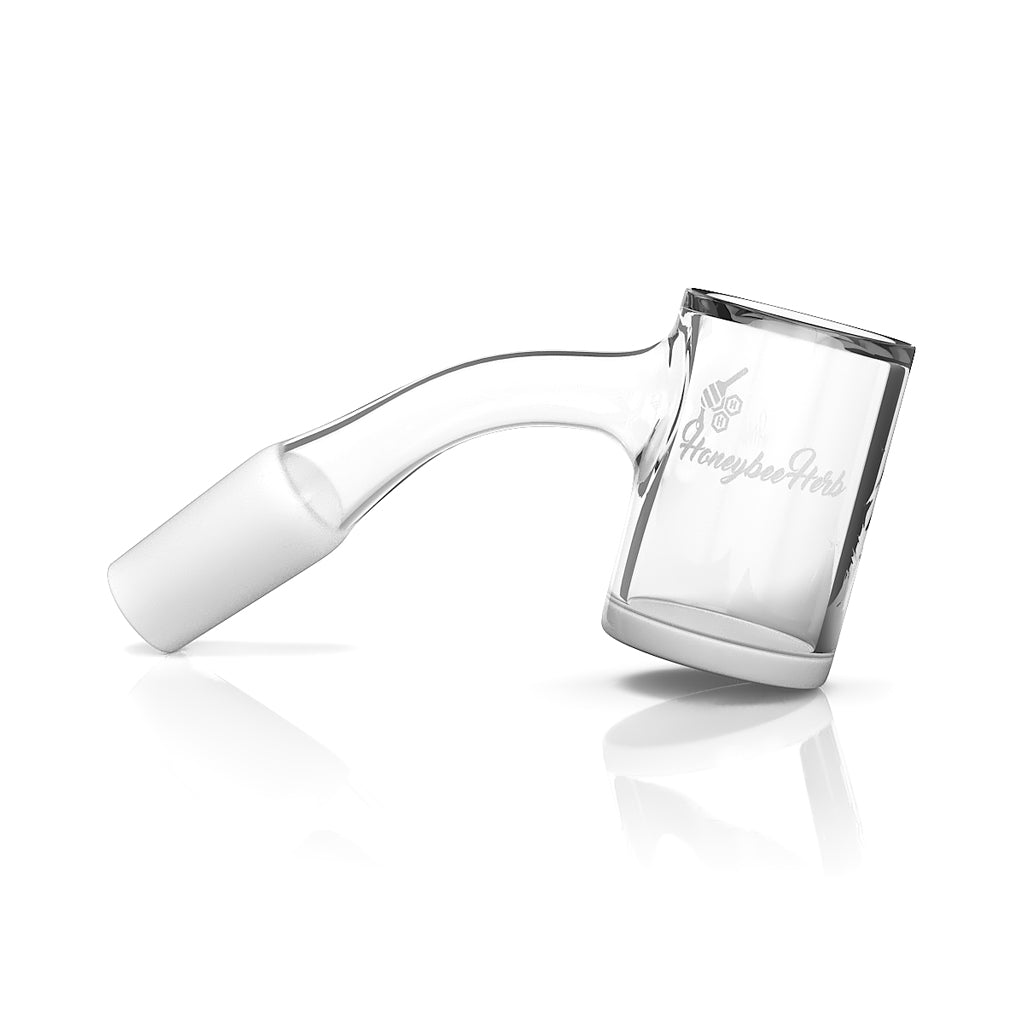HONEY & MILK BEVEL QUARTZ BANGER - 45° DEGREE | BL (ONLINE ONLY)
