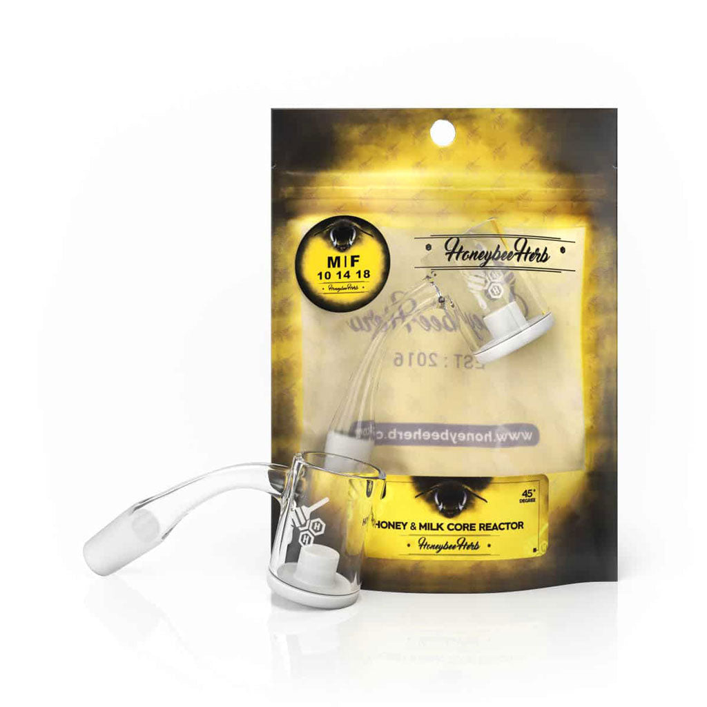 HONEY & MILK CORE REACTOR QUARTZ BANGER - 45° DEGREE | YL (ONLINE ONLY)