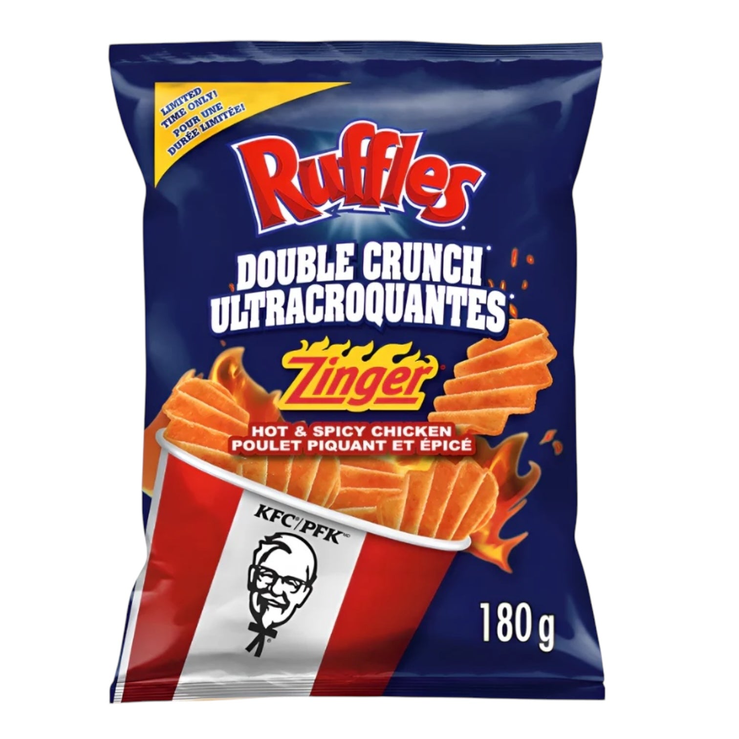 Ruffles Chips KFC Zinger 180g (CANADA)