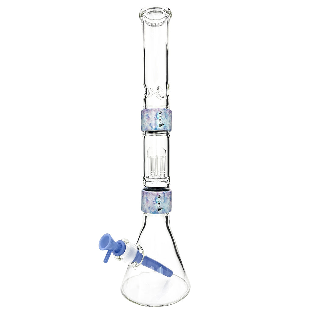 HALO TIE DYE BEAKER DOUBLE STACK (ONLINE ONLY)