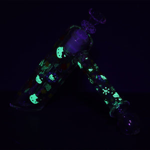 Happy Feels Kitty Glass Bubbler - 6" / 14mm F (ONLINE ONLY)