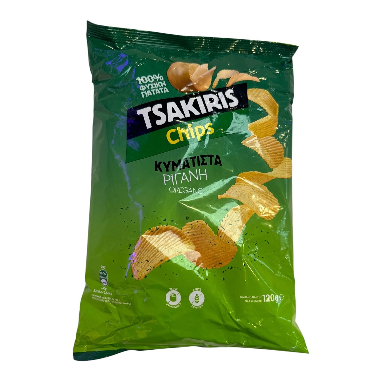 Tsakiris Chips Oregano 120g (GREECE)