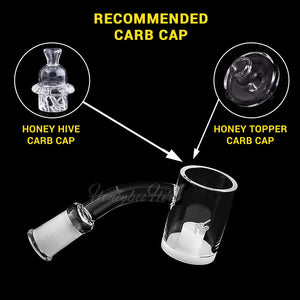 HONEY & MILK CORE REACTOR QUARTZ BANGER - 45° DEGREE | YL (ONLINE ONLY)