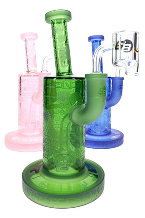 6B Glass Biotech Frosted Dab Rig – 8″ – Assorted Colors (ONLINE ONLY)