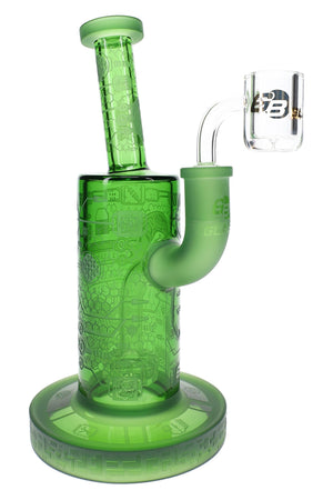 6B Glass Biotech Frosted Dab Rig – 8″ – Assorted Colors (ONLINE ONLY)