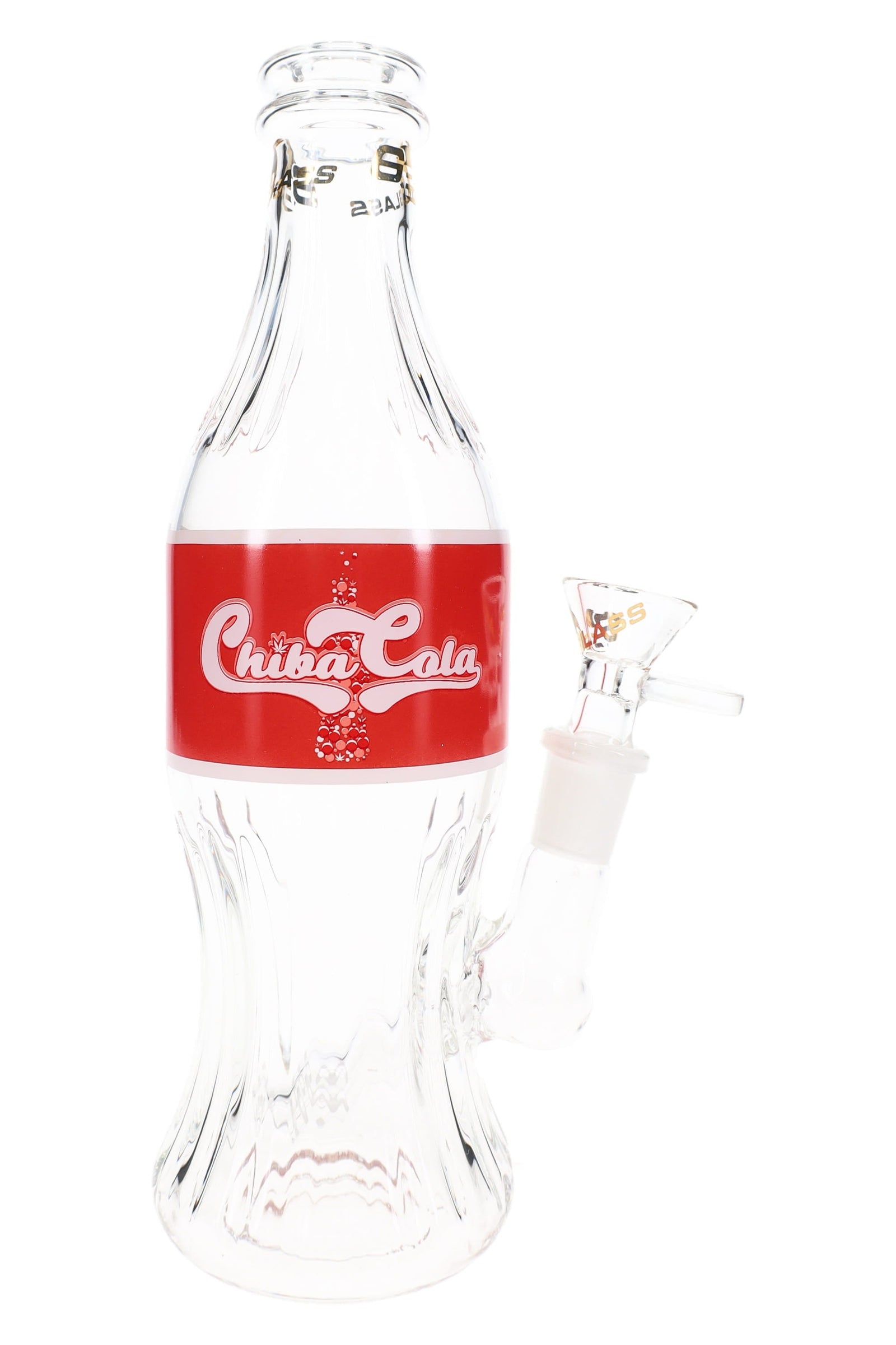 6B Glass Soda Bottle Water Pipe – 8½″ – Assorted Designs (ONLINE ONLY)