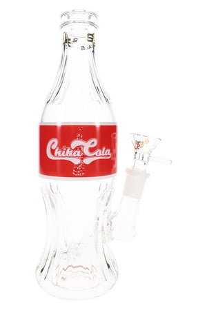 6B Glass Soda Bottle Water Pipe – 8½″ – Assorted Designs (ONLINE ONLY)