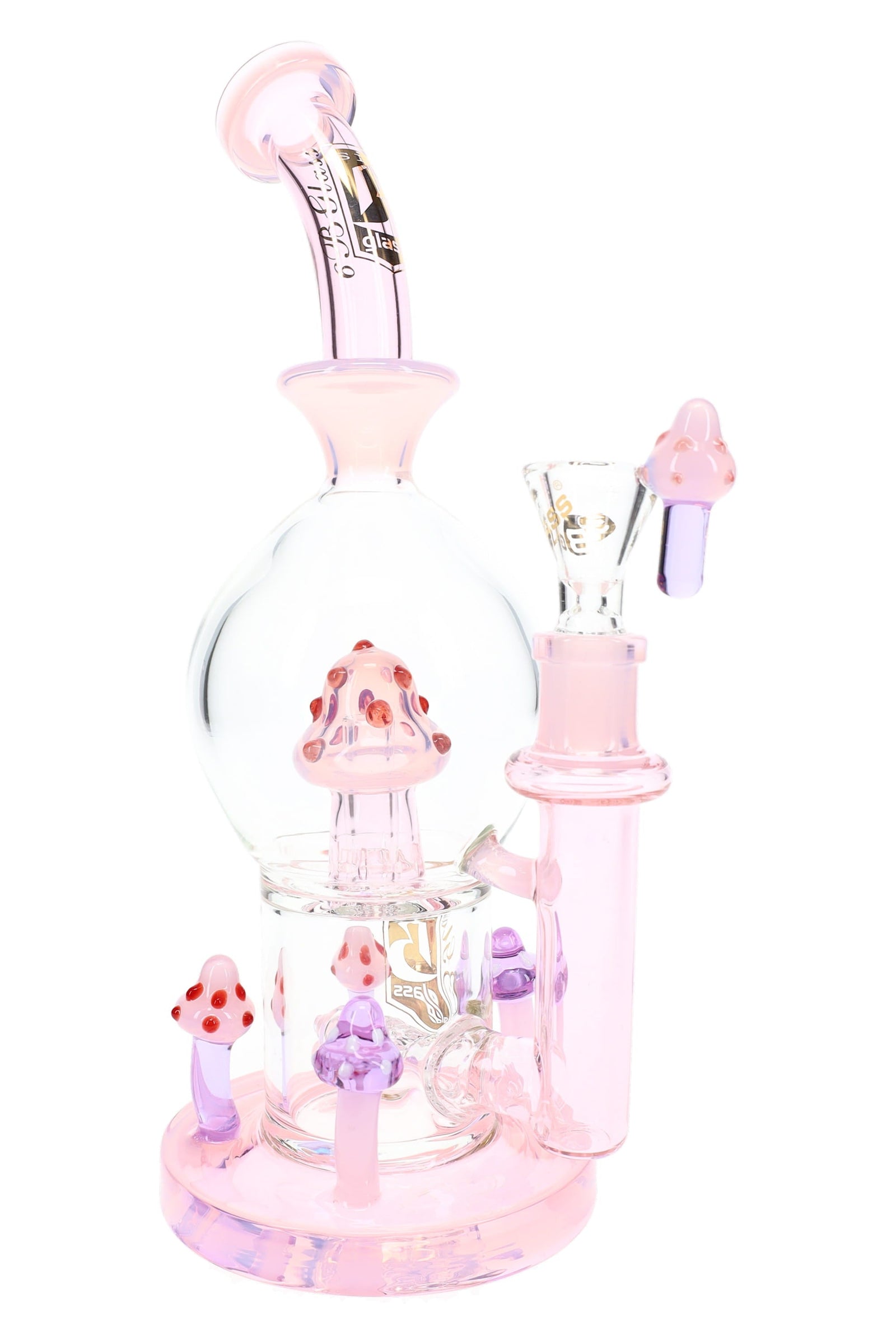 6B Glass Mushroom Water Pipe – 10″ – Assorted Colors (ONLINE ONLY)