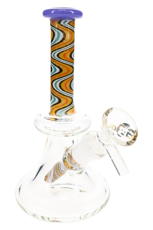6B Glass Reverse Glass-on-Glass Bong – 6″ – Assorted Colors (ONLINE ONLY)