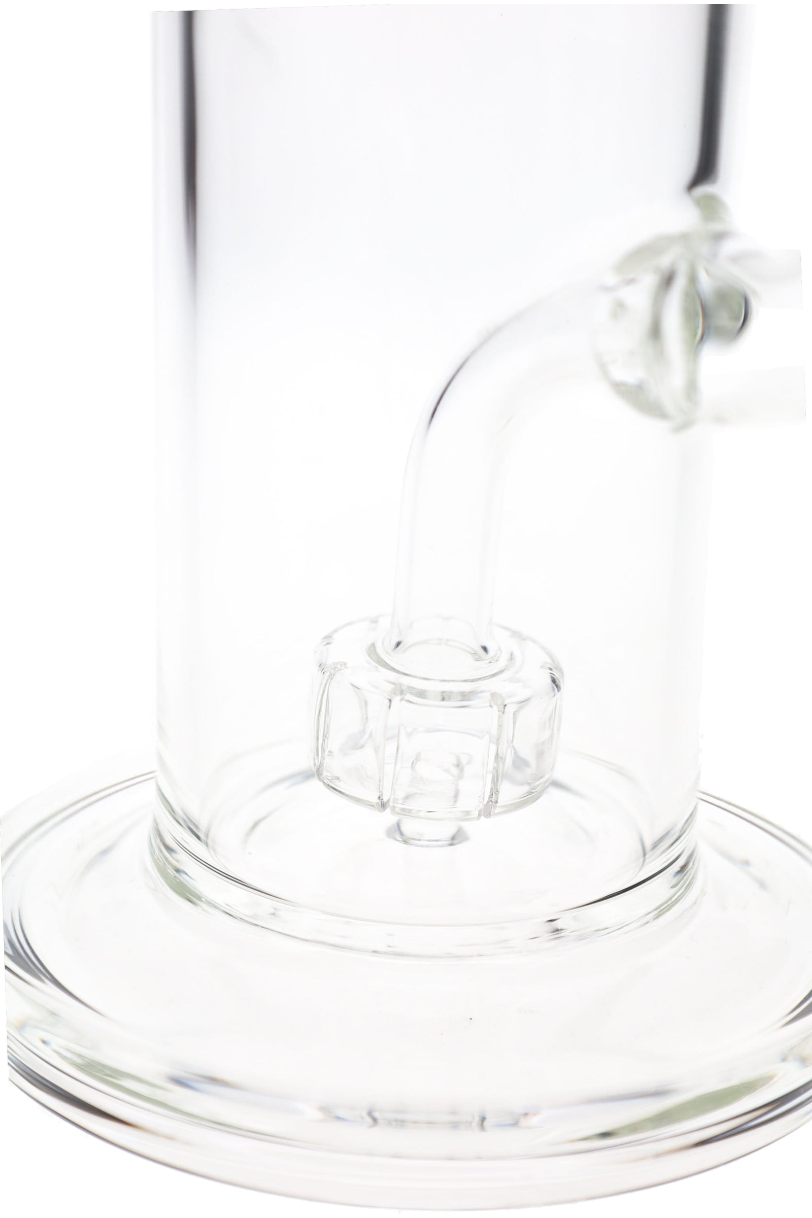 Clear Glass Bong “Clean Sweep” – Showerhead Perc – 9″ (ONLINE ONLY)