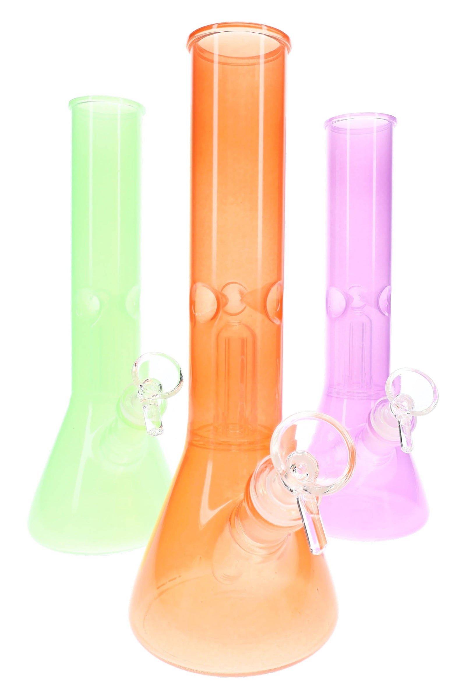 Colored Glass Beaker Bong “Dome Tone” – Dome Perc – 10″ – Assorted Colors (ONLINE ONLY)