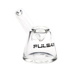 Pulsar Slant Neck Beaker Glass Water Pipe Zippered Case Travel Kit - 7" / Clear (ONLINE ONLY)