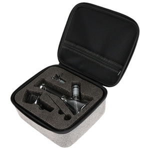 Pulsar Slant Neck Beaker Glass Water Pipe Zippered Case Travel Kit - 7" / Clear (ONLINE ONLY)