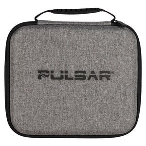 Pulsar Slant Neck Beaker Glass Water Pipe Zippered Case Travel Kit - 7" / Clear (ONLINE ONLY)