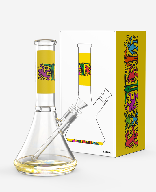 K.Haring Glass Water Pipe (ONLINE ONLY)