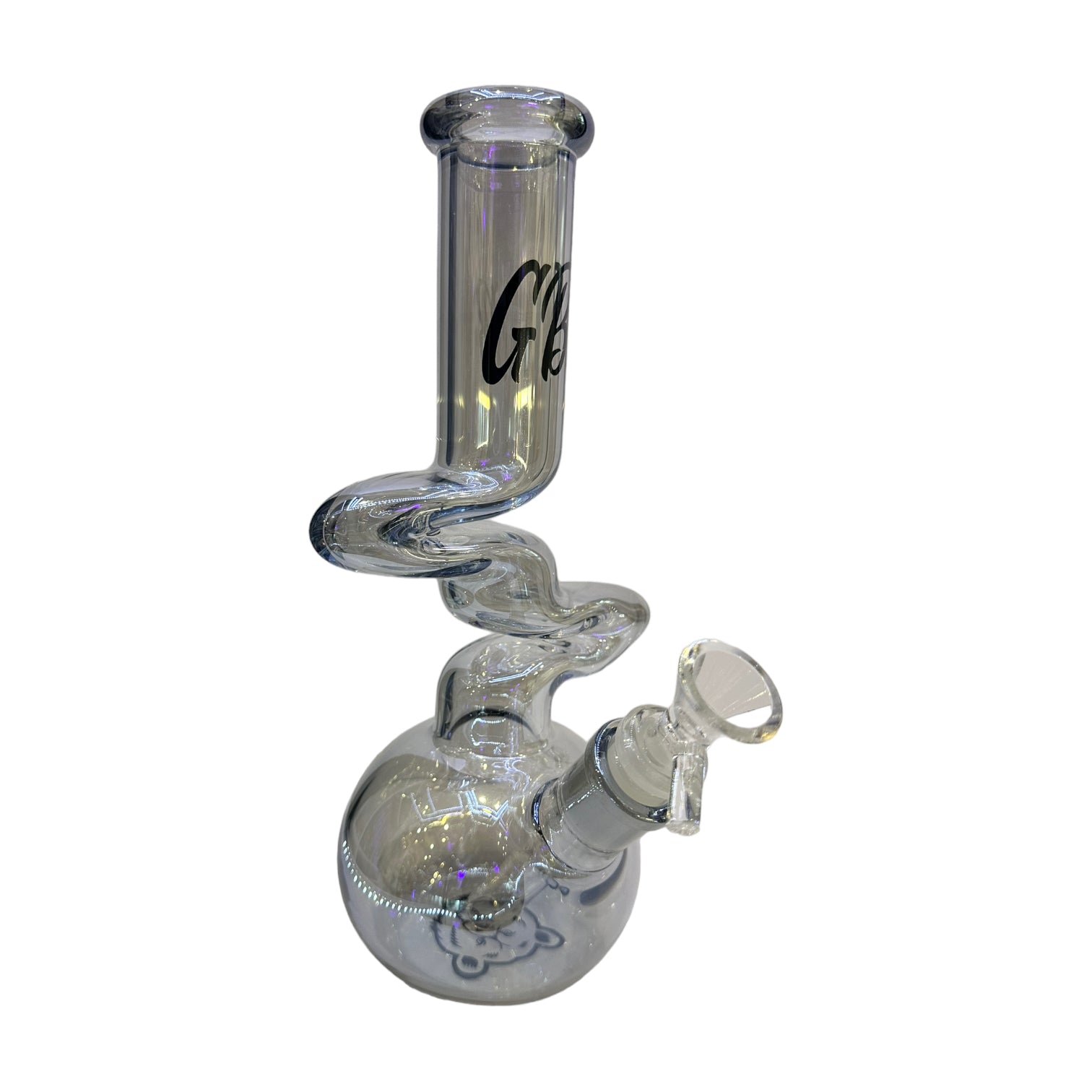 Green Bear OG ZigZag Beaker - Blue