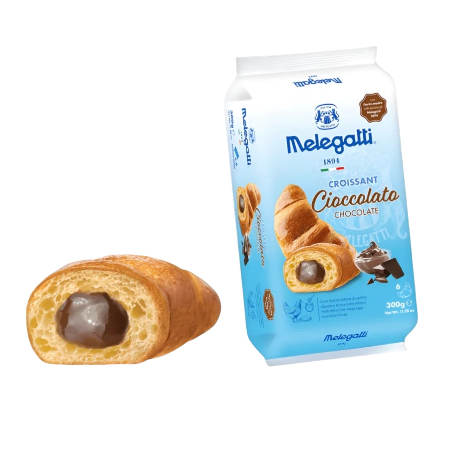 Melegatti Chocolate Croissant 300g (ITALY)