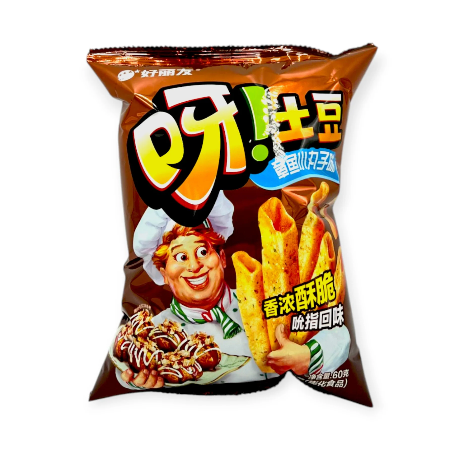 Orion Ya Potato Sticks Octopus Balls Flavor 60g (CHINA)