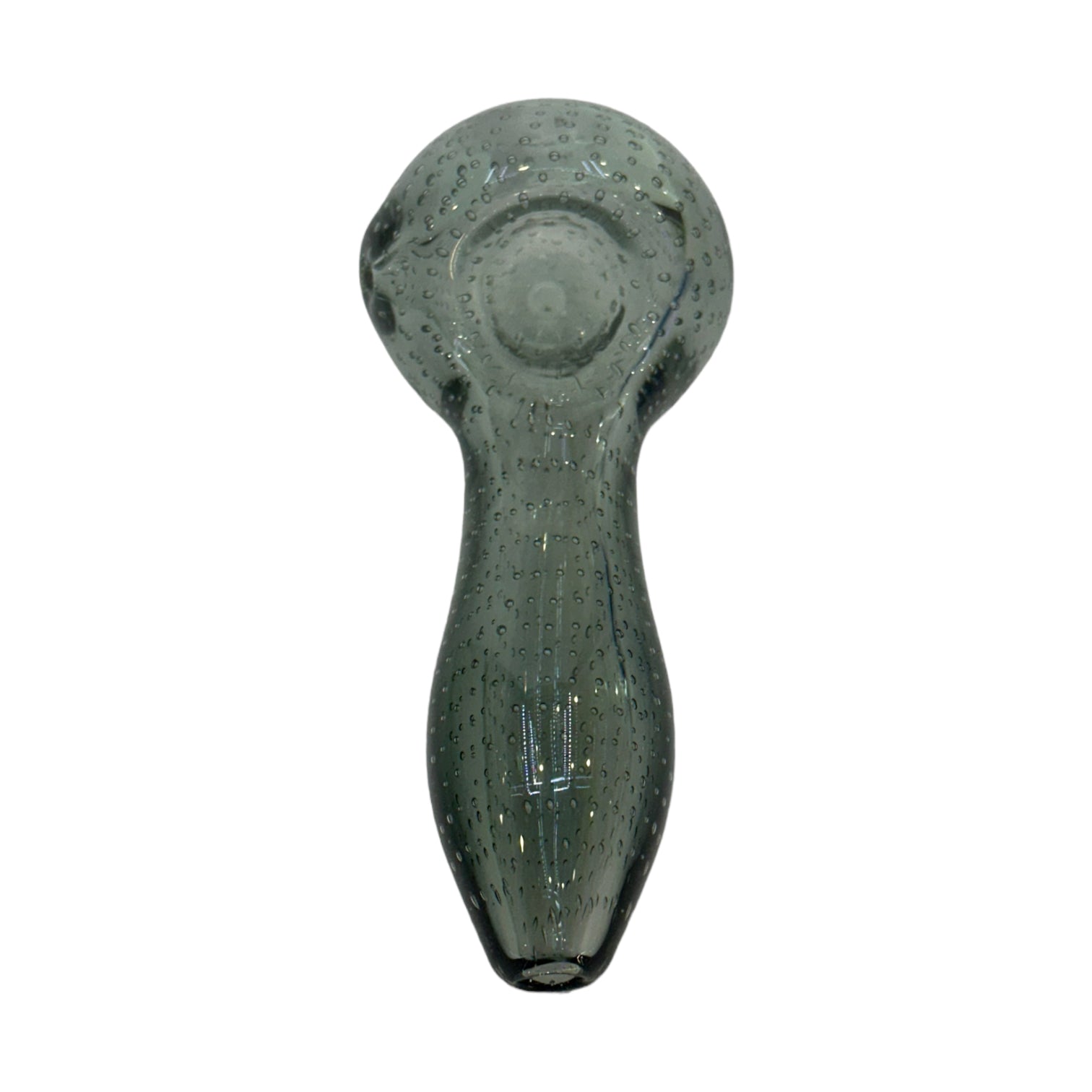 Bubble In Glass Spoon - Smoke