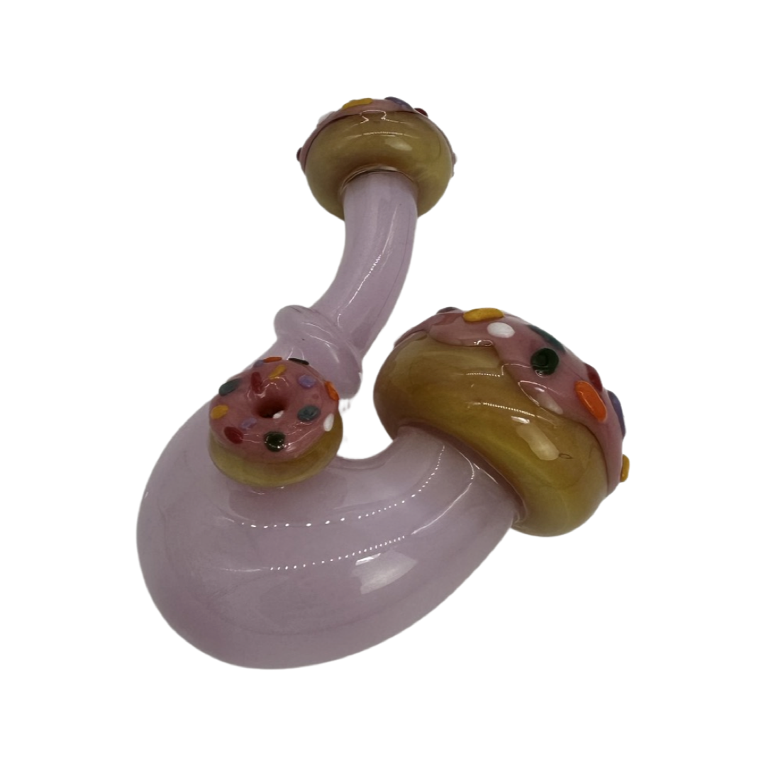 KGB Glass Strawberry Frosted Sherlock