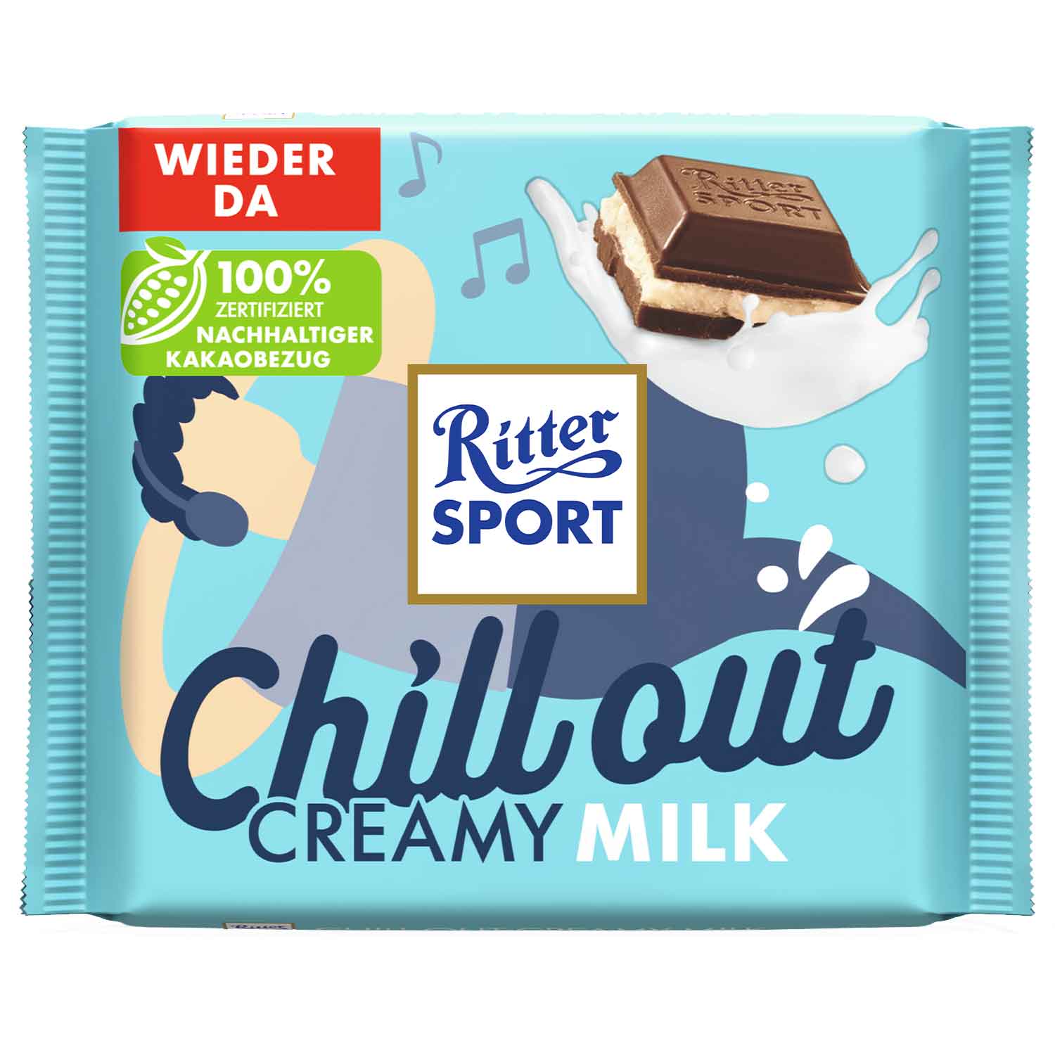 Ritter Sport Chillout Creamy Milk 100g (GERMANY)