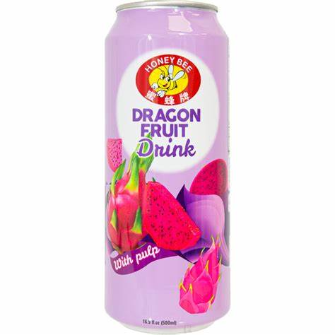Honey Bee Dragon Fruit Drink w/ Pulp 500mL (VIETNAM)