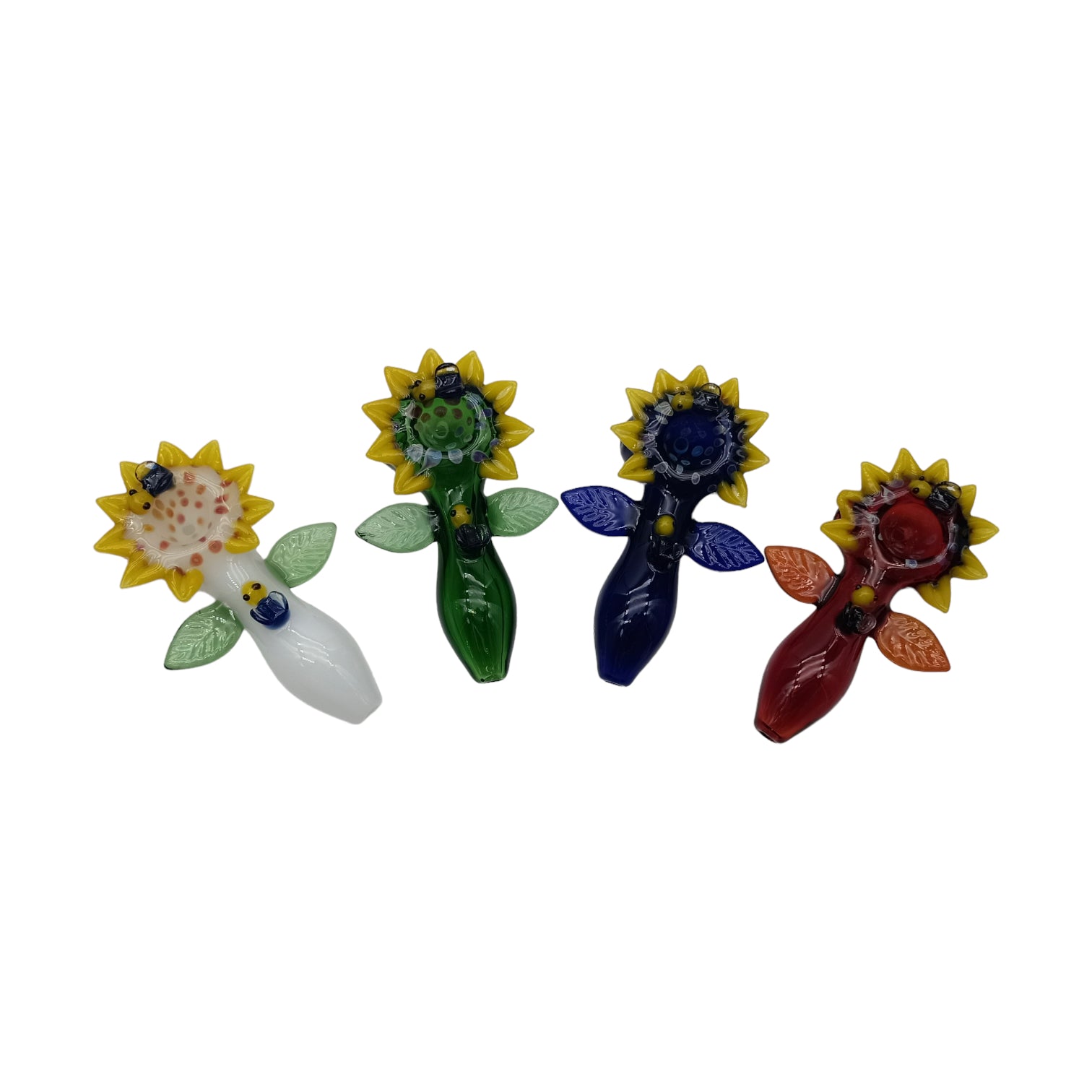 Colorful Sunflower Spoon - Green