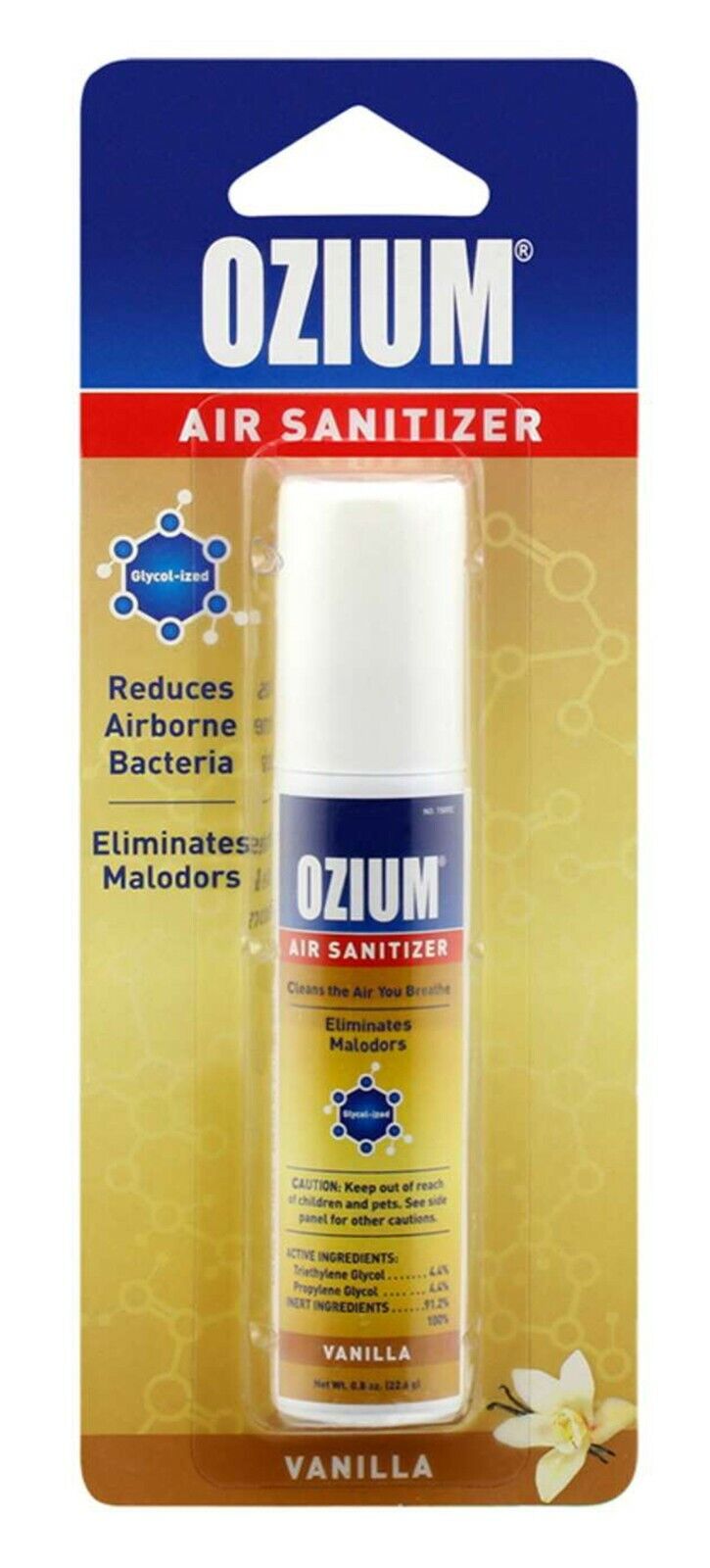 Ozium .8 oz Spray - Vanilla