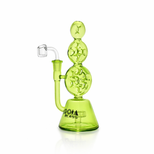 8" Triple Stack Swiss Perc Recycler Dab Rig | Croia Glass (ONLINE ONLY)
