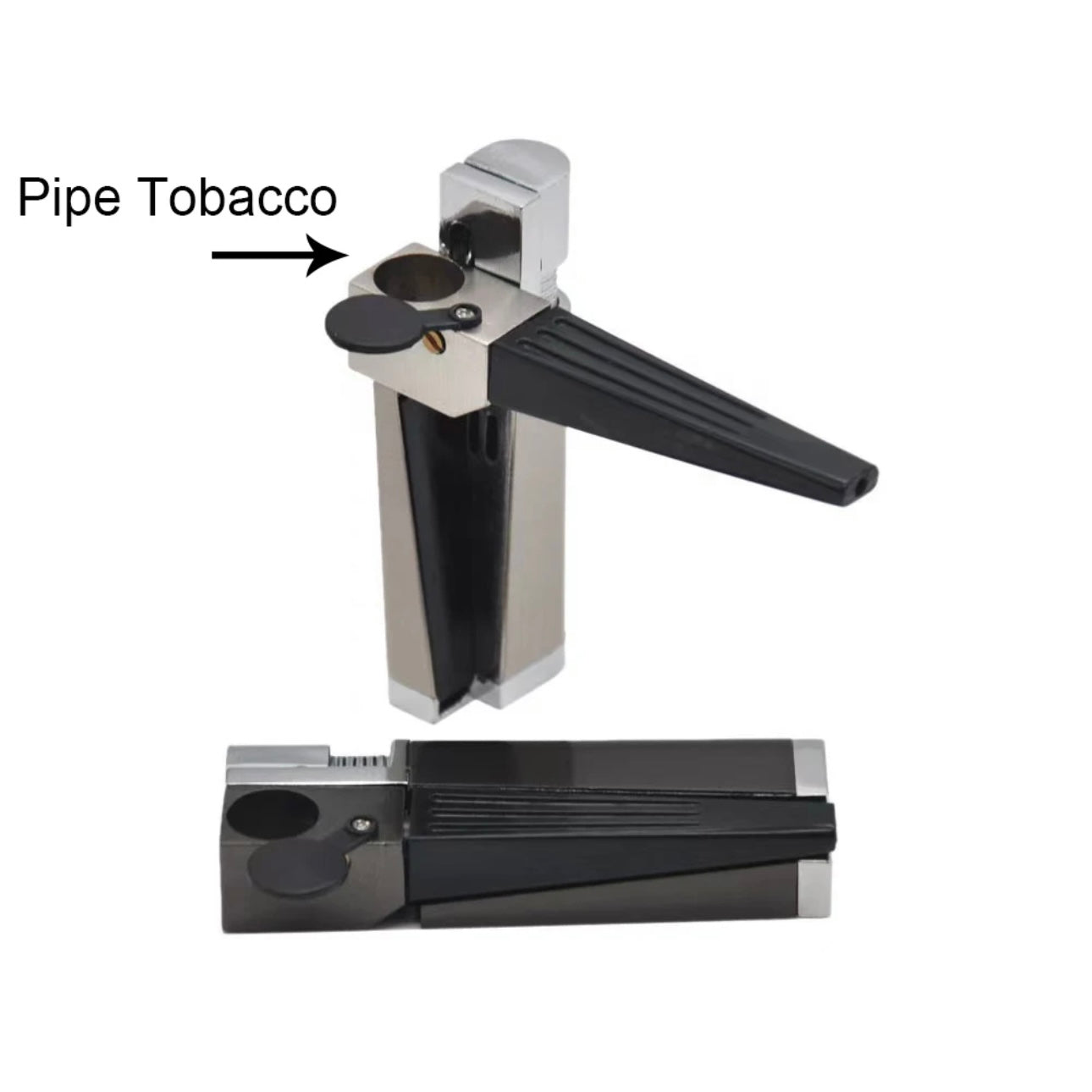 Engravable Pipe With Built In Lighter