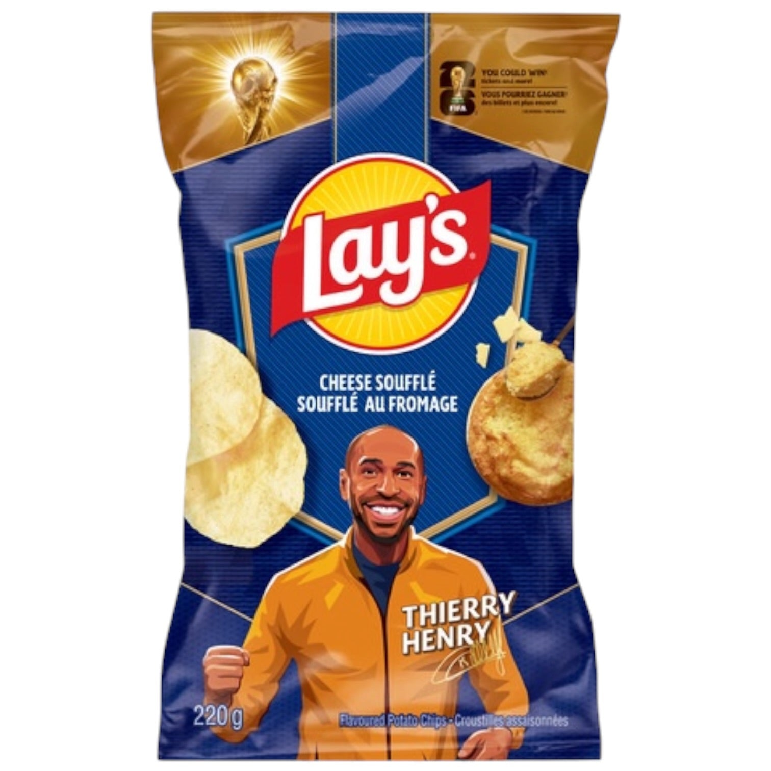 Lay's Chips Cheese Souffle World Cup Edition 60g (CANADA)