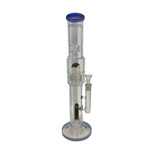 14" Wig Wag Tube with Perc - Blue