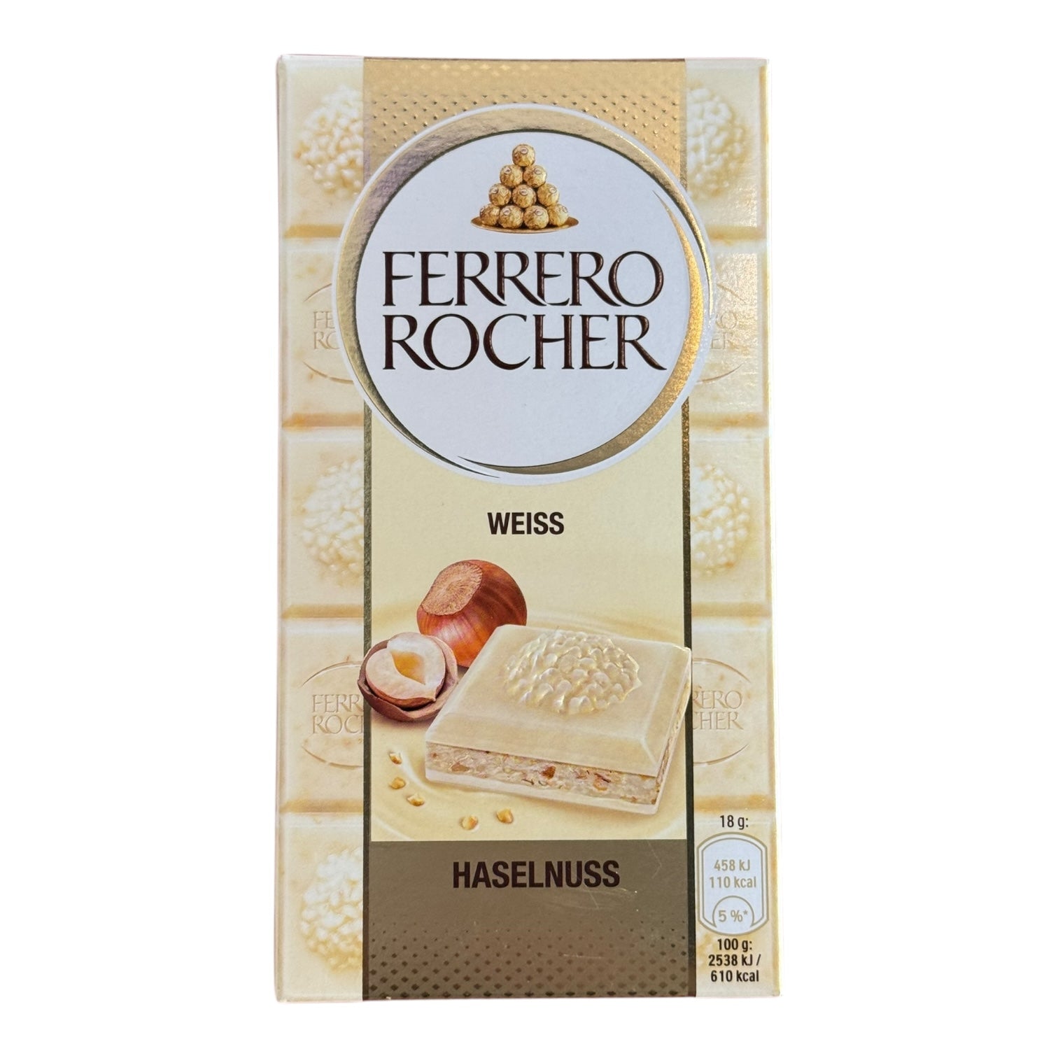 Ferrero Rocher White Chocolate Hazelnut 90g (GERMANY)