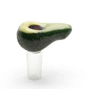 18" x 5mm Happy Avocado Beaker Bong + Ash Catcher Combo x Empire Glassworks Avocado bowl (ONLINE ONLY)