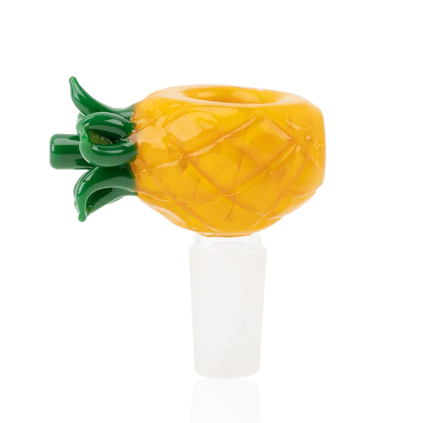 Ooze Pineapple 18" Full Color Beaker Bong x Empire Glassworks Pineapple Bowl (ONLINE ONLY)