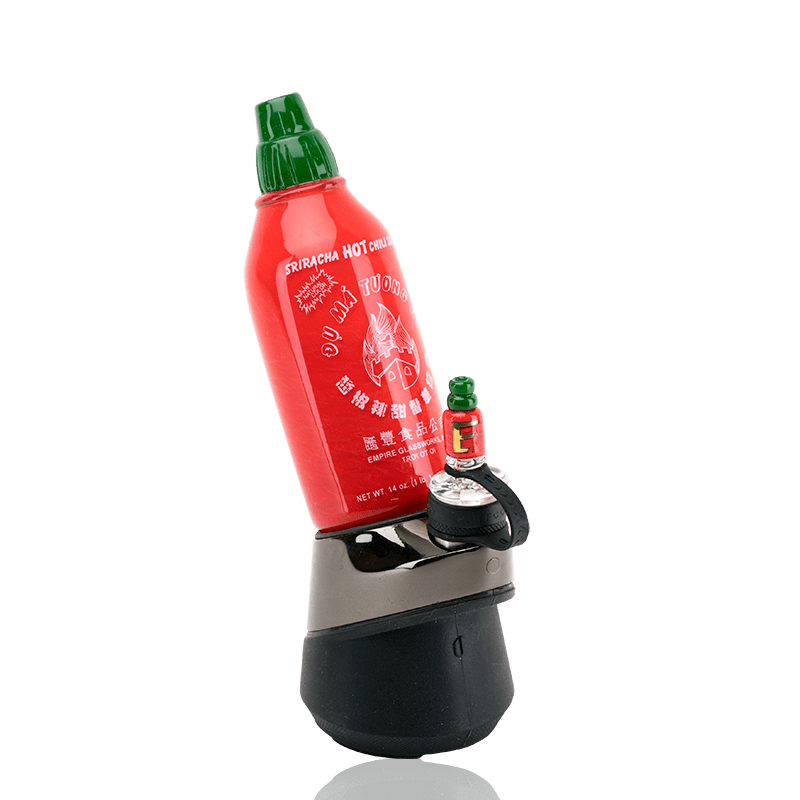 Sriracha Bottle PuffCo Peak Attachment (ONLINE ONLY)
