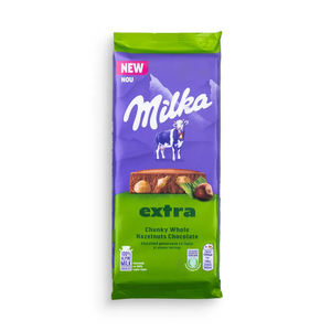 Milka Extra Chunky Whole Hazelnuts 190g (GERMANY)