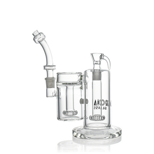10" Dual-Chamber External Recycler Bong | Croia Glass (ONLINE ONLY)